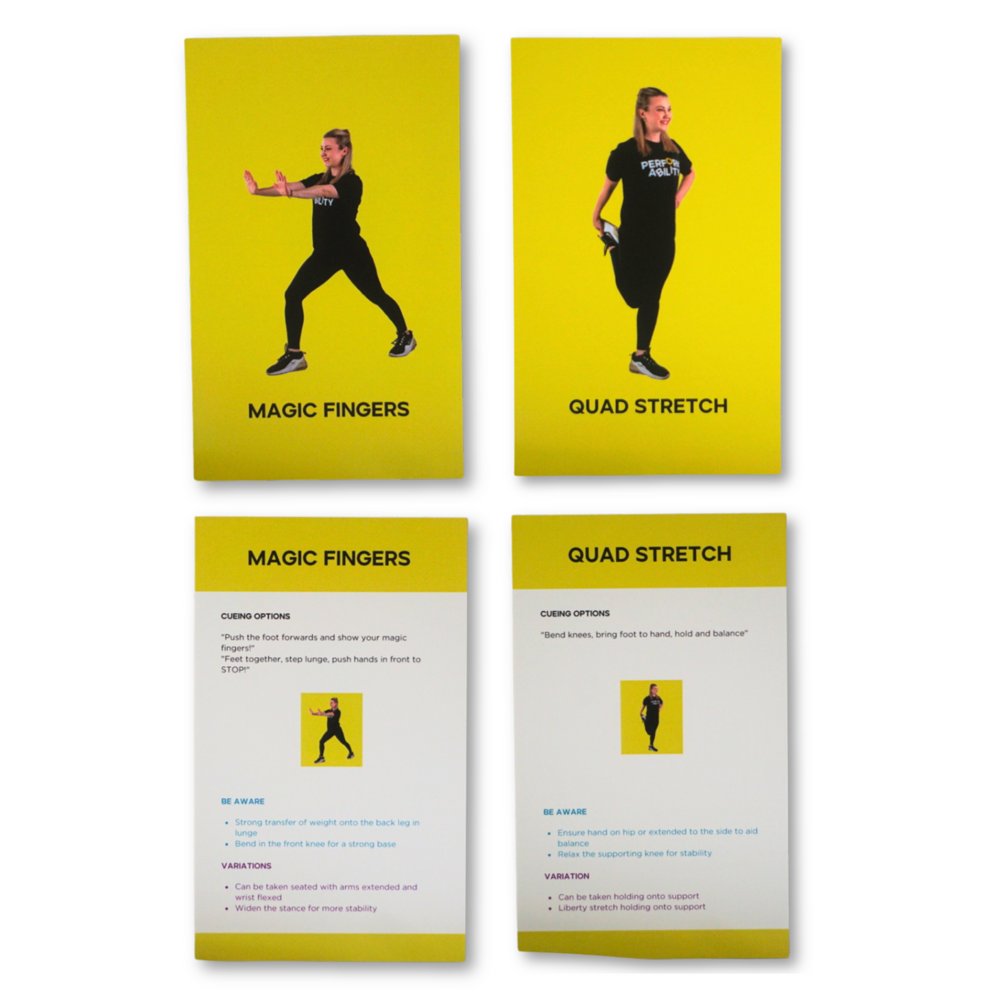 Visual Cue Dance Cards