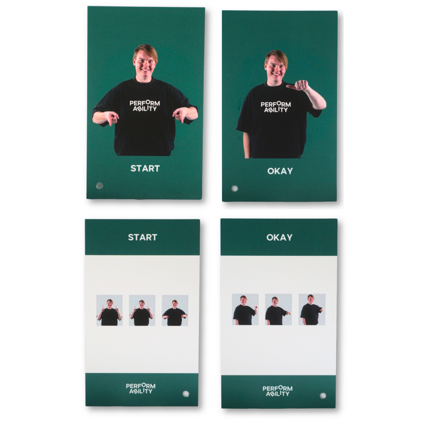 Auslan Dance Class Cards