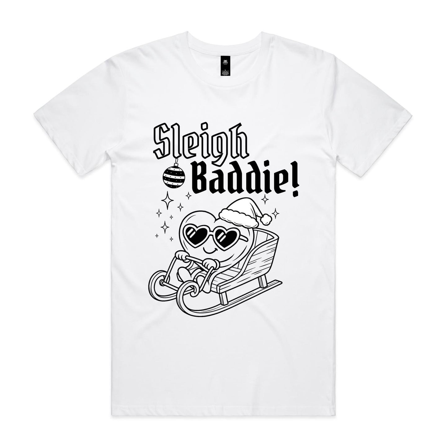 Adults "Sleigh Baddie" Christmas Tee